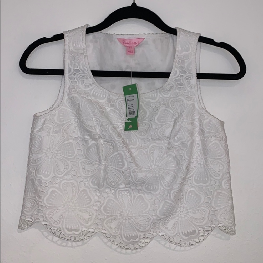Lily Pulitzer cropped blouse